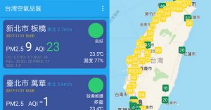 空氣品質APP推薦，6款軟體偵測台灣空氣品質AQI指標排名
