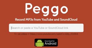 Peggo Youtube下載MP3、MP4 (Android手機APP+線上轉檔)